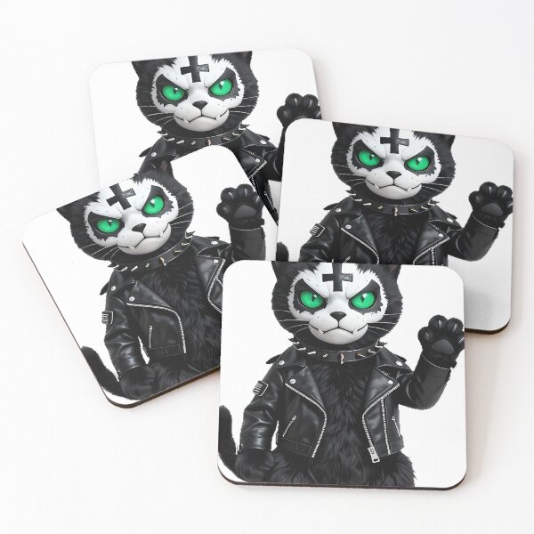 Item preview, Gothic Black Cat Corpse Paint designed and sold by IllumeInk.