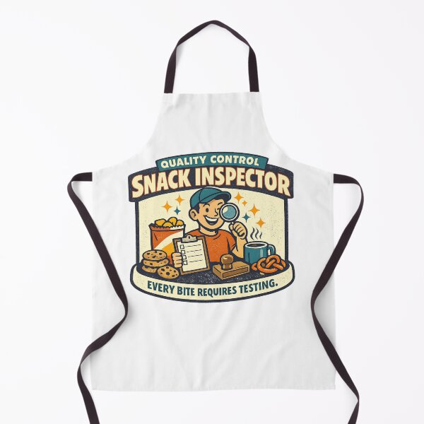 Item preview, Quality Control Snack Inspector – Funny Office Snack Lover designed and sold by Concrete Coffee Studio.