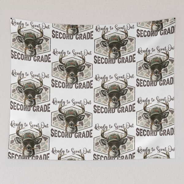 Item preview, Ready To Scout Out Second Grade Back To School Camo Deer Hunting designed and sold by CocoLama.