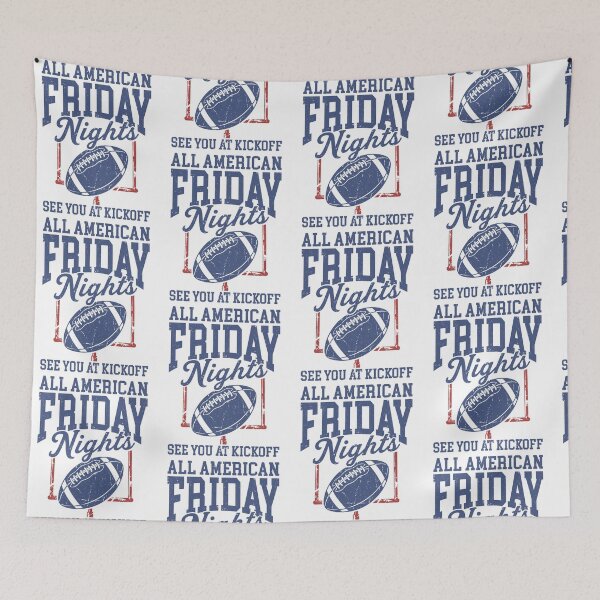 Item preview, All American Friday Nights See You At Kickoff Football Game Day Season designed and sold by ViniBall.