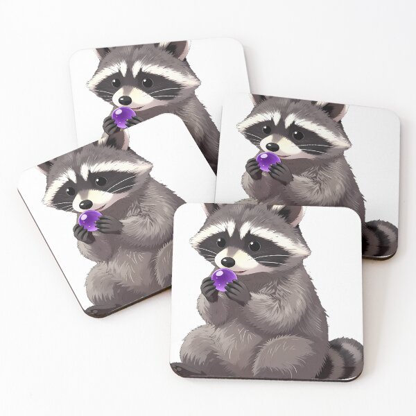 Item preview, Jelly Beans Raccoon Purple Jelly Bean designed and sold by pumsquare.