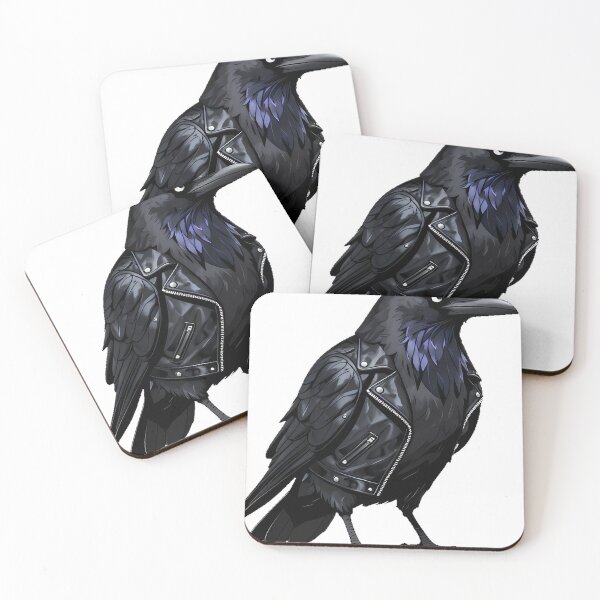 Item preview, Gothic Raven Leather Jacket designed and sold by IllumeInk.