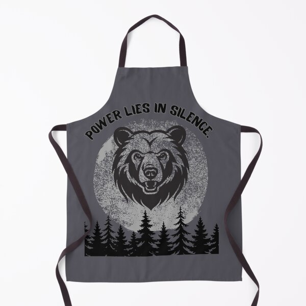 Item preview, Power Lies in Silence Bear designed and sold by AhmadAnnaPrints.