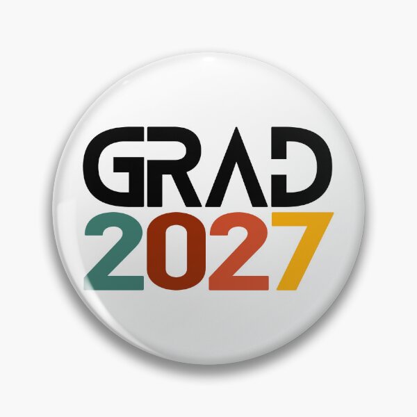 Item preview, Grad 2027 Bold Retro Colorblock Minimalist Typography Graduation Gift Senior Class of 2027 designed and sold by Artycom.