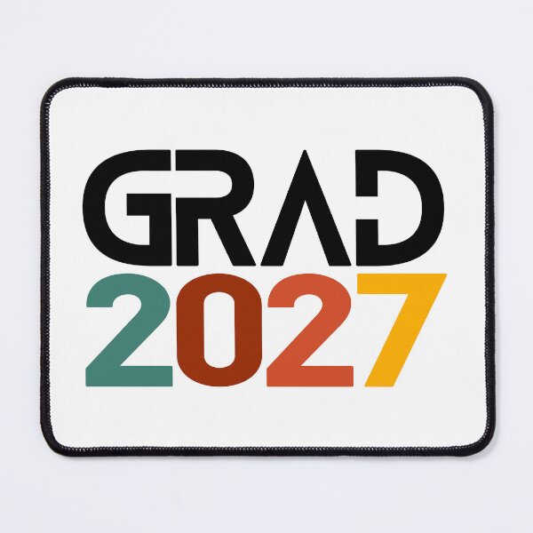 Item preview, Grad 2027 Bold Retro Colorblock Minimalist Typography Graduation Gift Senior Class of 2027 designed and sold by Artycom.