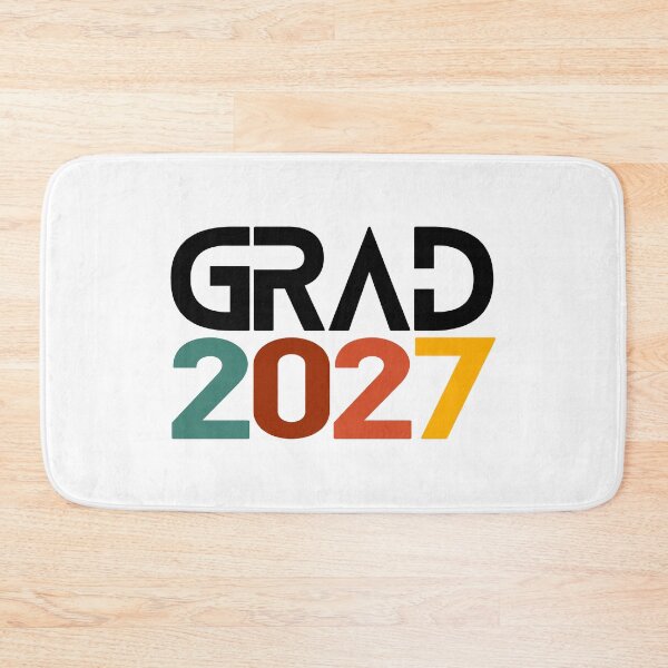 Item preview, Grad 2027 Bold Retro Colorblock Minimalist Typography Graduation Gift Senior Class of 2027 designed and sold by Artycom.