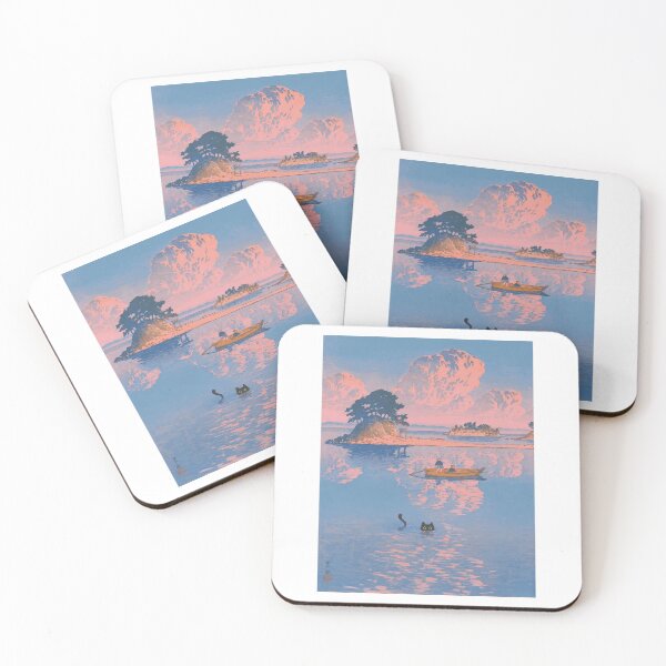 Item preview, Swimming Black Cat in Ocean Sunset designed and sold by PurrfectHome.