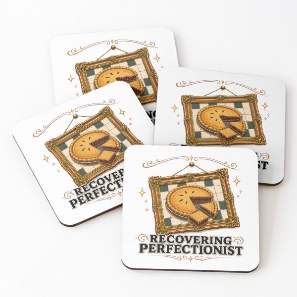 Item preview, Recovering Perfectionist | Funny Uneven Pie & Crooked Frame Self-Improvement Design designed and sold by classthetic.