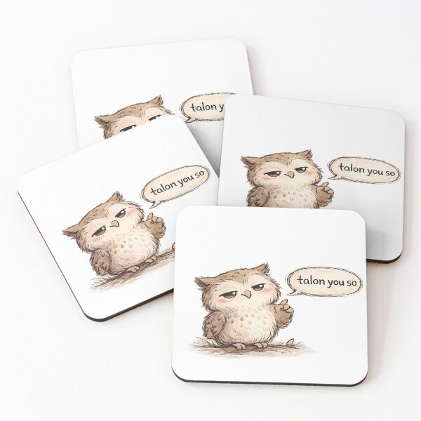 Item preview, Funny Talon You So Owl Shirt | Owl Pun Sticker | Smug Owl Gift | Sarcastic Humor Tee designed and sold by Gremlin Hours.