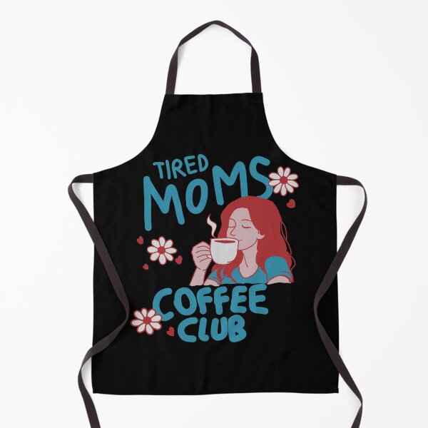 Item preview, Tired Moms Coffee Club Cute Coffee Lover Floral Mom Life Design designed and sold by Mustapha ALAHAYANE.