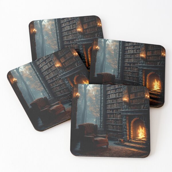 Item preview, Dark Academia Witchcore Library designed and sold by Vhelir-Art.