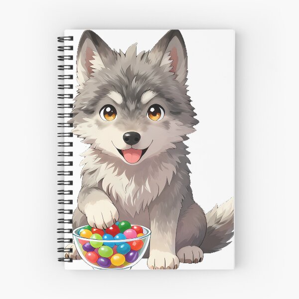 Item preview, Jelly Beans Wolf Pup Colorful Jelly Beans designed and sold by pumsquare.