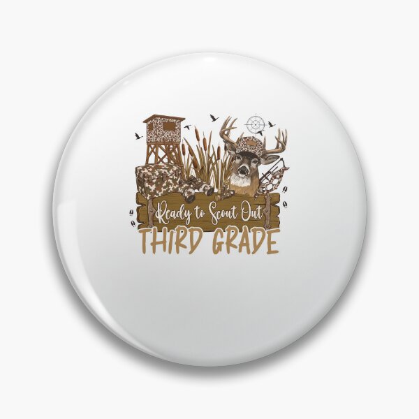 Item preview, Ready To Scout Out Third Grade Hunting Deer Back To School designed and sold by ViniBall.