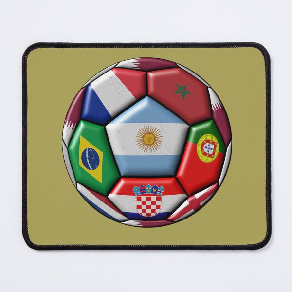 Item preview, Global Flags Textured Soccer Ball Art Print designed and sold by uustalgoldenray.