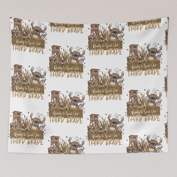 Item preview, Ready To Scout Out Third Grade Hunting Deer Back To School designed and sold by ViniBall.