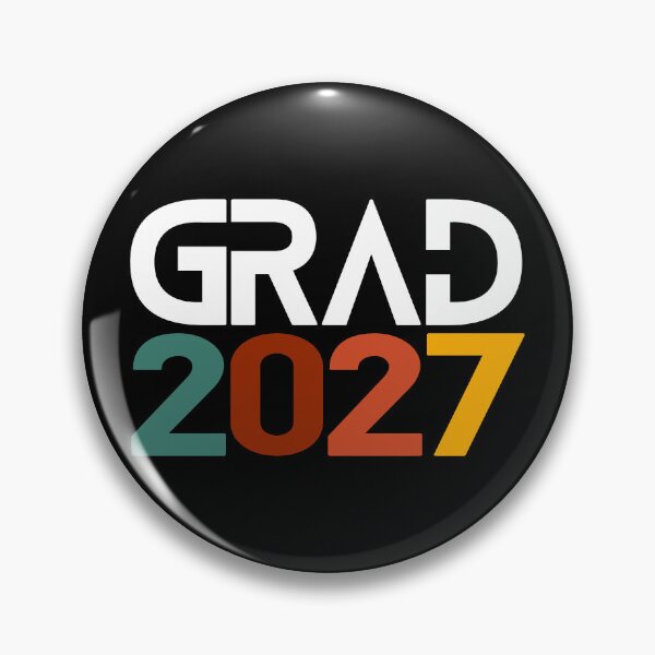 Item preview, Grad 2027 Bold Retro Colorblock Minimalist Typography Graduation Gift Senior Class of 2027 designed and sold by Artycom.