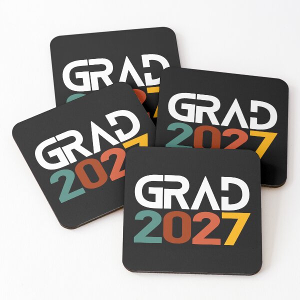 Item preview, Grad 2027 Bold Retro Colorblock Minimalist Typography Graduation Gift Senior Class of 2027 designed and sold by Artycom.