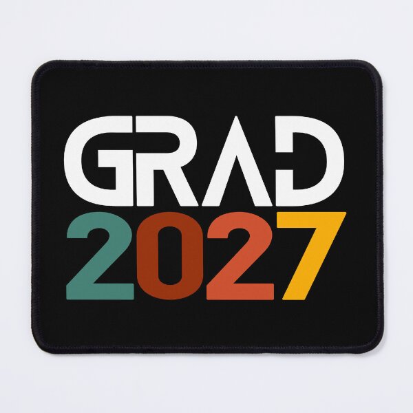 Item preview, Grad 2027 Bold Retro Colorblock Minimalist Typography Graduation Gift Senior Class of 2027 designed and sold by Artycom.