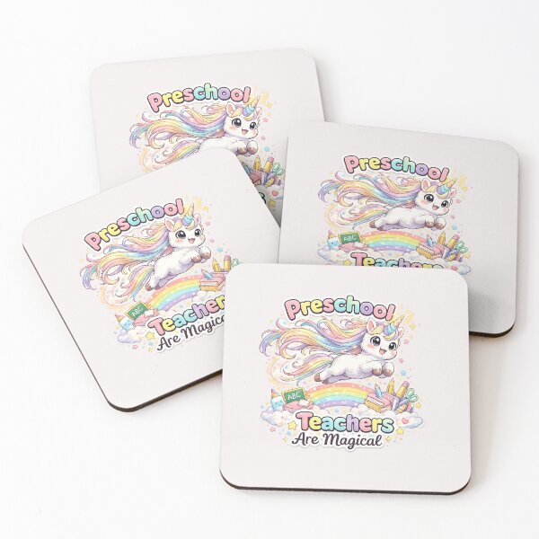 Item preview,  Preschool Teachers Are Magical - Cute Dabbing Unicorn Teacher Back To School Sticker designed and sold by Salwastore.