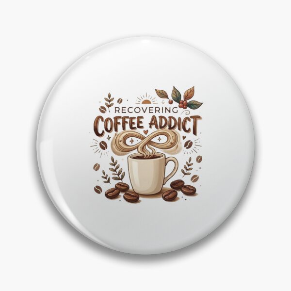 Item preview, Recovering Coffee Addict – Funny Coffee Lover Mug & Caffeine Humor Design designed and sold by classthetic.