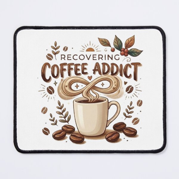 Item preview, Recovering Coffee Addict – Funny Coffee Lover Mug & Caffeine Humor Design designed and sold by classthetic.