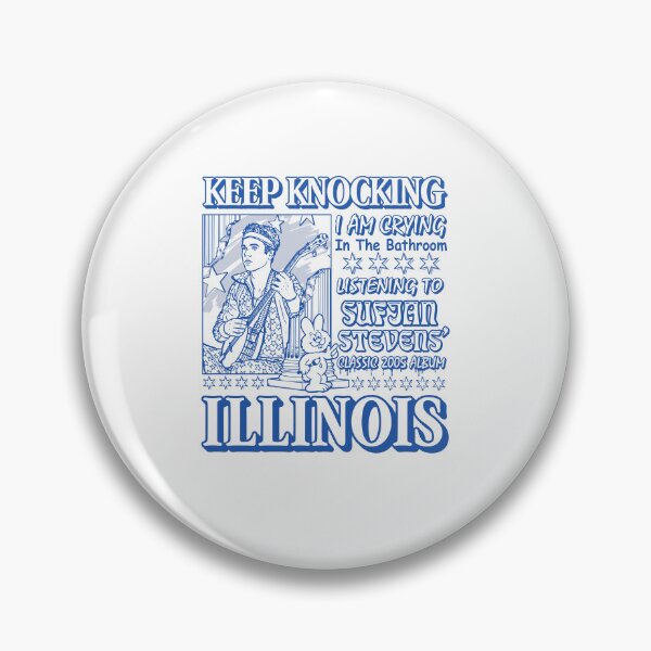 Item preview, Keep Knocking I'm Crying In The Bathroom Listening To Sufjan Stevens Illinois designed and sold by OddPopARt.