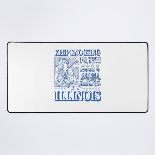Item preview, Keep Knocking I'm Crying In The Bathroom Listening To Sufjan Stevens Illinois designed and sold by OddPopARt.