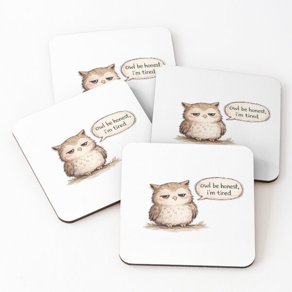 Item preview, Funny Owl Be Honest Shirt | Owl Pun Sticker | Deadpan Owl Gift | Sarcastic Humor Tee designed and sold by Gremlin Hours.