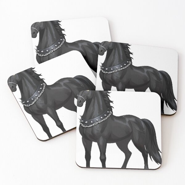 Item preview, Gothic Black Stallion Spiked Chest Armor designed and sold by IllumeInk.