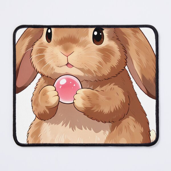 Item preview, Jelly Beans Brown Rabbit Pink Jelly Bean designed and sold by pumsquare.