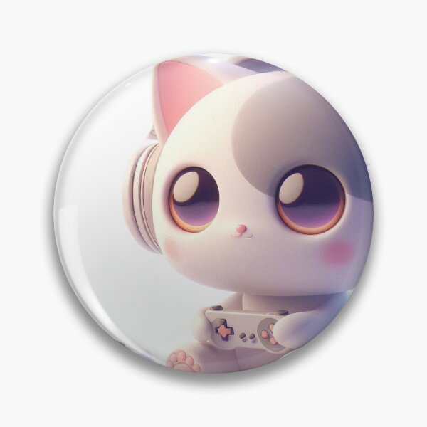 Item preview, Cozy Gamer Cat With Handheld Console 1 designed and sold by Kermancius.
