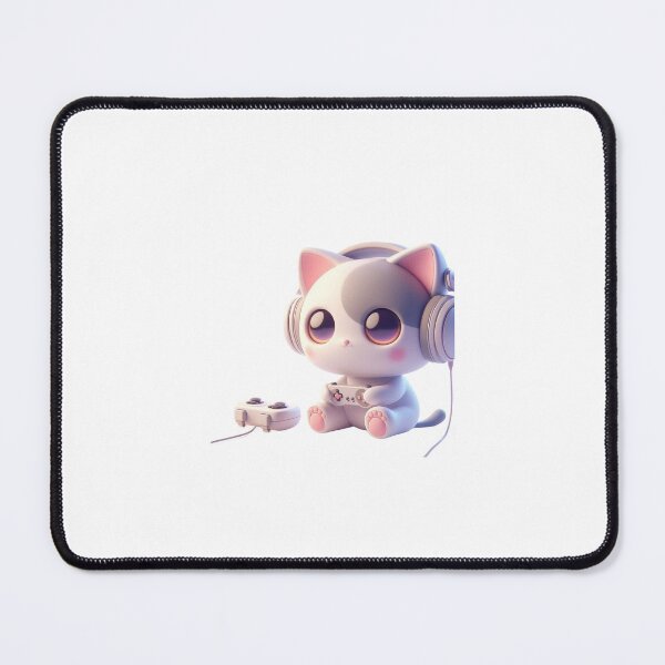 Item preview, Cozy Gamer Cat With Handheld Console 1 designed and sold by Kermancius.