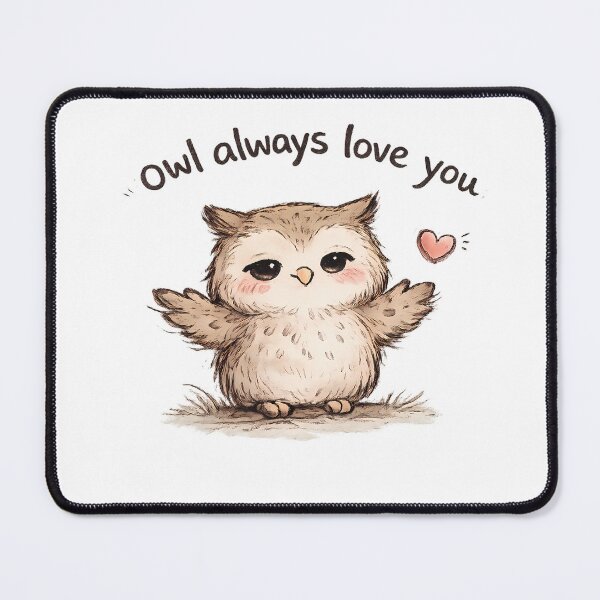 Item preview, Funny Owl Always Love You Shirt | Owl Pun Sticker | Cute Love Owl Gift | Romantic Humor Tee designed and sold by Gremlin Hours.