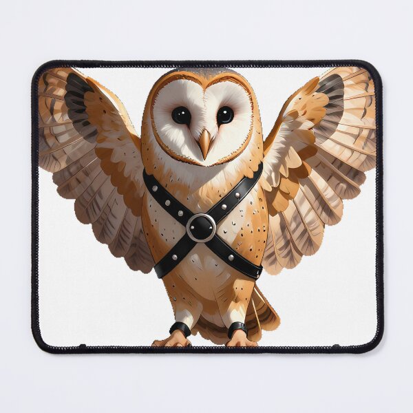Item preview, Gothic Barn Owl Leather Harness designed and sold by IllumeInk.