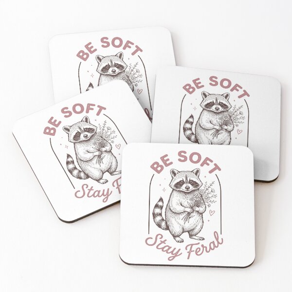 Item preview, Be Soft Stay Feral designed and sold by MerchViz.