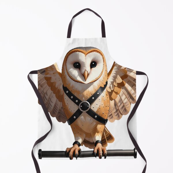 Item preview, Gothic Barn Owl Leather Harness designed and sold by IllumeInk.