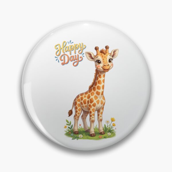 Item preview, Cute Giraffe Happy Day designed and sold by naragon4289.