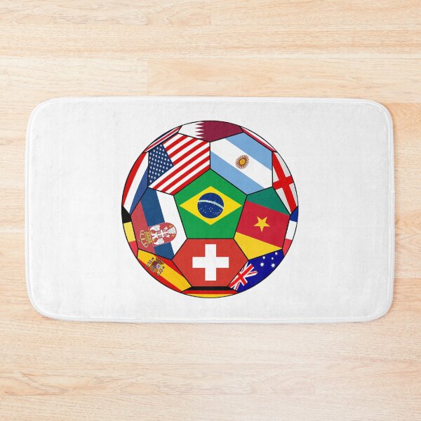 Item preview, World Cup Nations Soccer Ball Art Print designed and sold by uustalgoldenray.