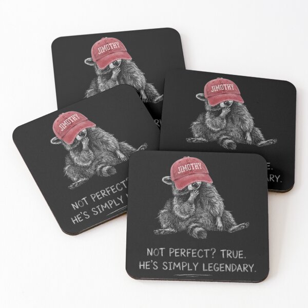 Item preview, Jimothy Raccoon Not Perfect True He's Simply Legendary Funny Meme Art designed and sold by thoughtswear.