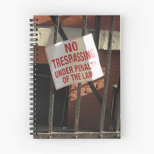 Item preview, No trespassing, Under penalty of the law designed and sold by elcarnero.