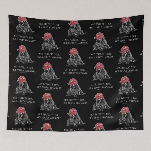 Item preview, Jimothy Raccoon Not Perfect True He's Simply Legendary Funny Meme Art designed and sold by thoughtswear.