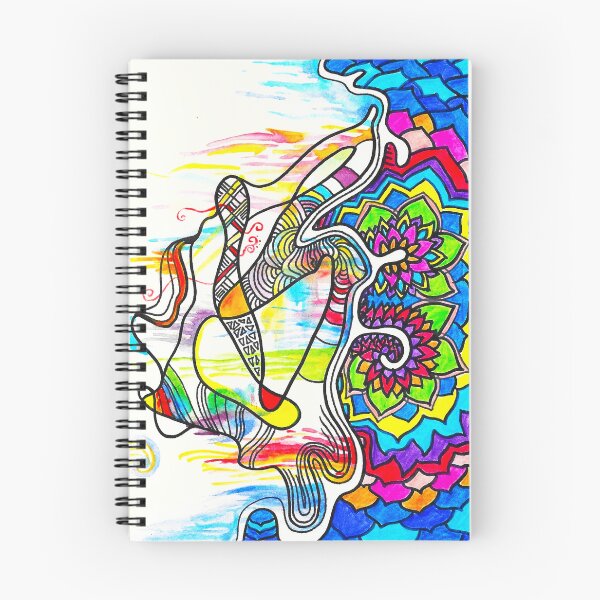 Item preview, "Joy" Colorful Chaotic Mandala Shapes and Lines Abstract Messy Doodle  designed and sold by BOKEbyTC.