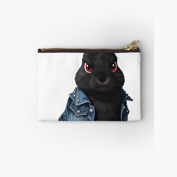 Item preview, Gothic Black Hare Studded Vest designed and sold by IllumeInk.