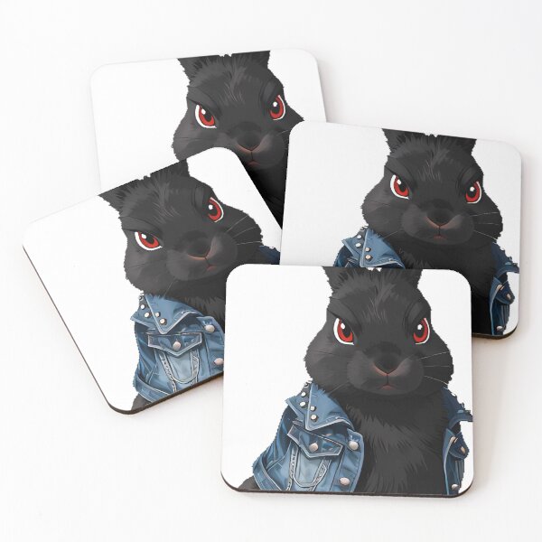 Item preview, Gothic Black Hare Studded Vest designed and sold by IllumeInk.
