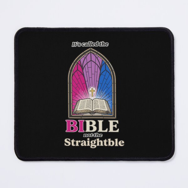 Item preview, It's Called The Bible Not The Straightble LGBTQ Christian Pride designed and sold by OddPopARt.