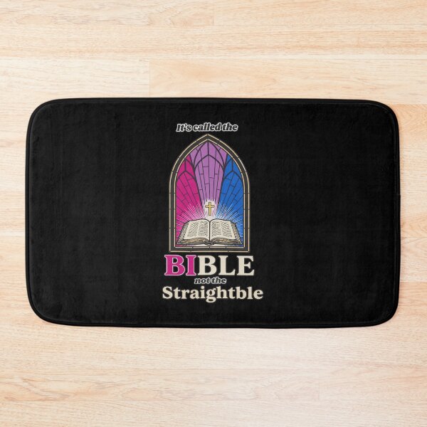 Item preview, It's Called The Bible Not The Straightble LGBTQ Christian Pride designed and sold by OddPopARt.