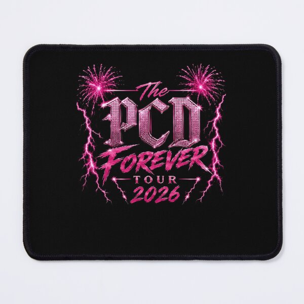 Item preview, The PCD Forever Tour 2026 Pink Lightning Rock Fan Graphic designed and sold by Noctivyra.