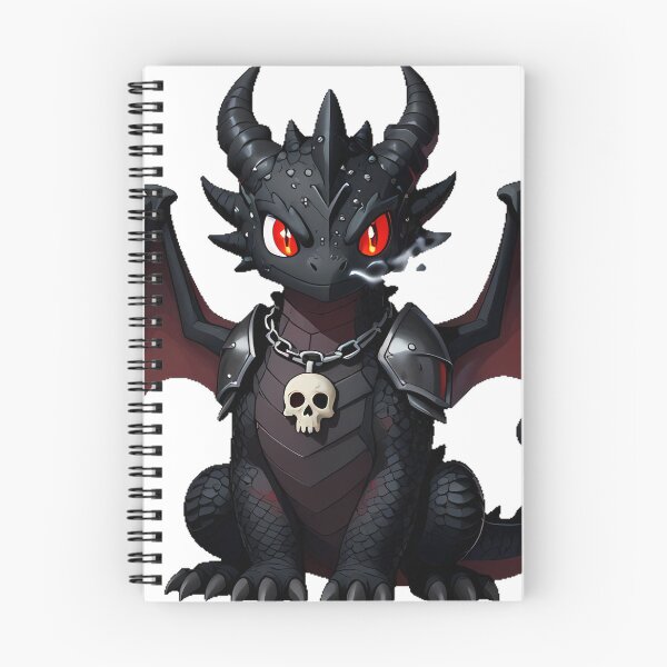 Item preview, Gothic Mini Black Dragon Spiked Tail designed and sold by IllumeInk.