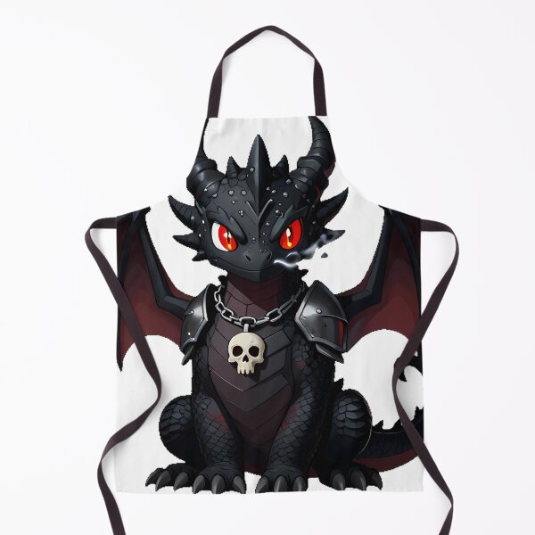 Item preview, Gothic Mini Black Dragon Spiked Tail designed and sold by IllumeInk.