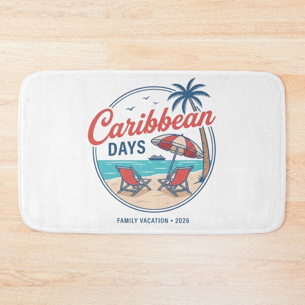 Item preview, Caribbean Days Family Vacation designed and sold by MerchViz.
